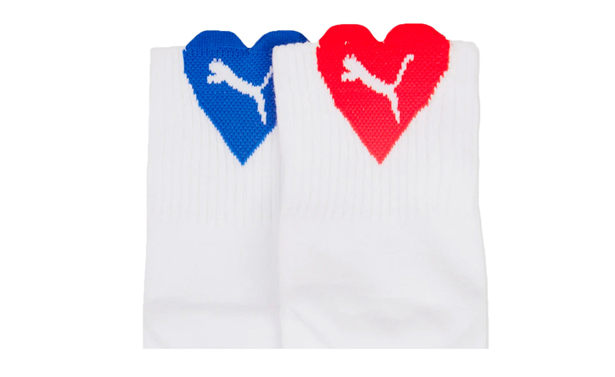 PUMA WOMEN HEART SHORT SOCK 2P - View 2