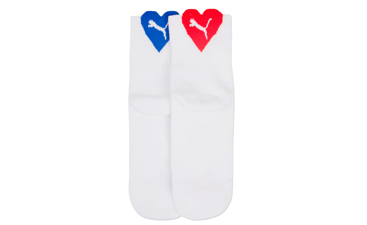 PUMA WOMEN HEART SHORT SOCK 2P - View 1