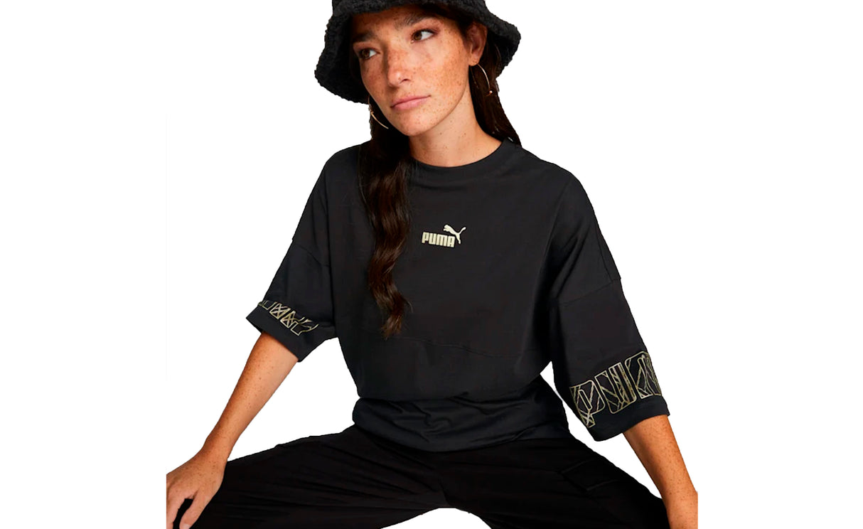 PUMA POWER DECO GLAM TEE - View 3